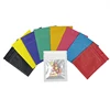 7x9cm Matte Colors With Clear Window Frosted Small Reusable Bag Smell Proof Resealable Zip Lock Mylar Bags Zipper Plastic Bag 2