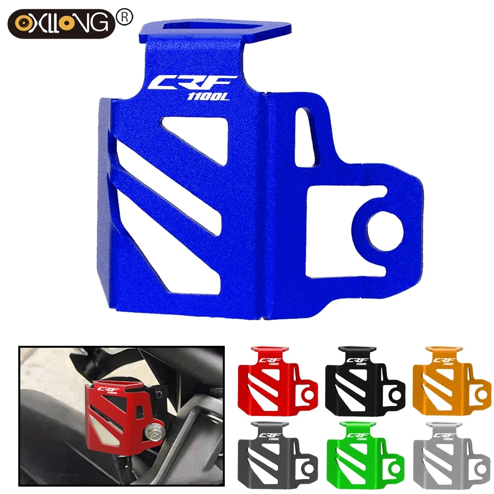 

CNC ALUMINUM Motorcycle Rear Brake Oil Tank Cover Protector Guard For Honda AfricaTwin CRF1100L CRF 1100L 2021 2022 2023