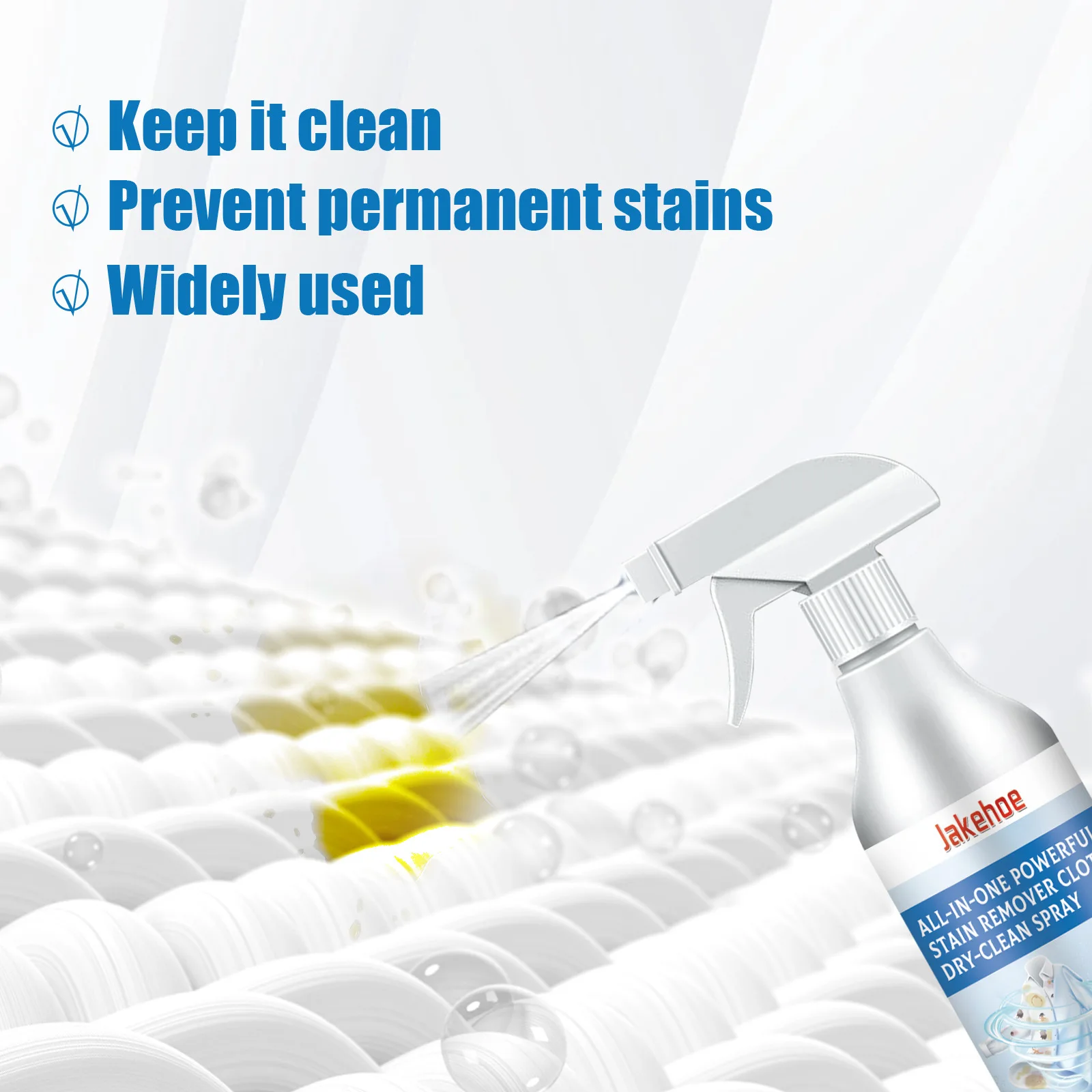 Dedicated Clothing Decontamination Dry Cleaning Spray Strong Cleaning Removes Stubborn Oil Stains Gentle Yet Powerful Formula