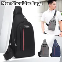 Men Shoulder Bags Waterproof Nylon Waist Packs Sling Bag Crossbody Outdoor Sport Chest Picnic Messenger Wallet Headphone Bag 1