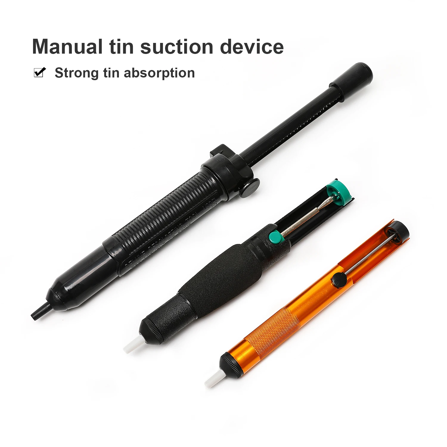 Anual Solder Sucker Pen Desoldering Pump Tool Removal Device Vacuum