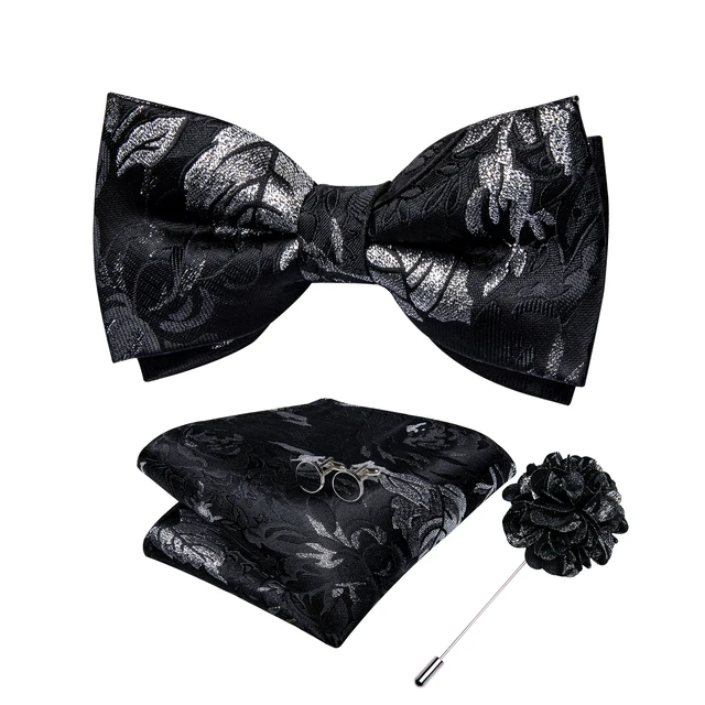 Papillon Pre-Annodato Uomo - Regolabile, Tinta Unita, Per Matrimoni E Eventi Eleganti - Foto 6