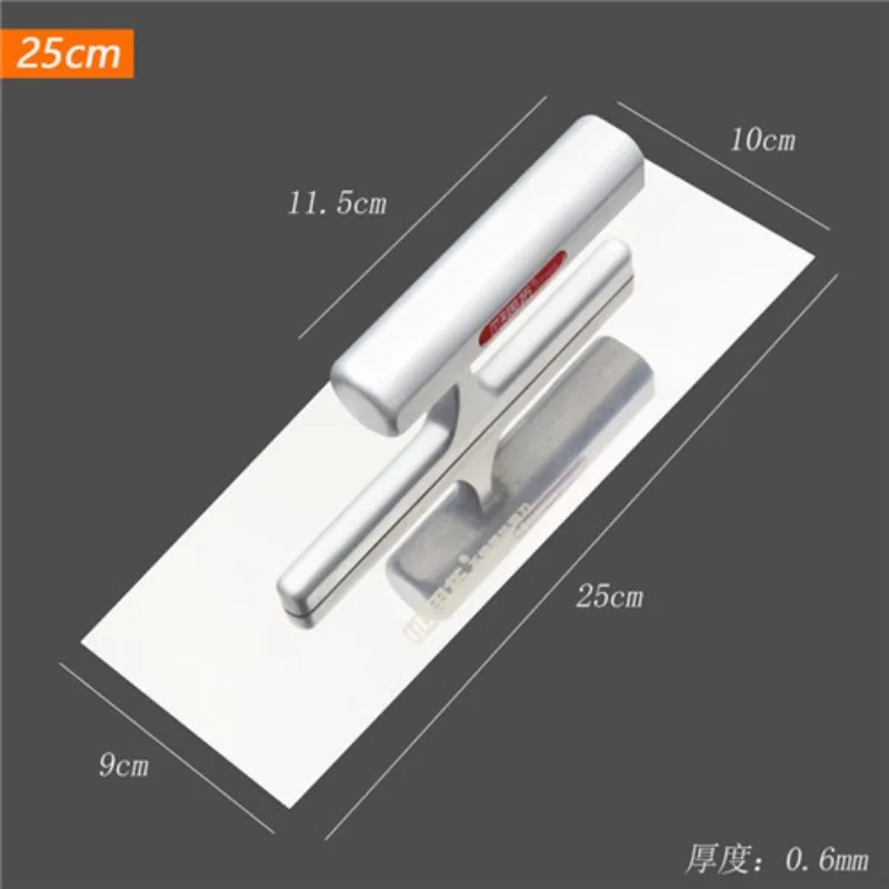 High quality 25x10x9cm stainless steel Concrete Plastering Trowel Finishing Tools