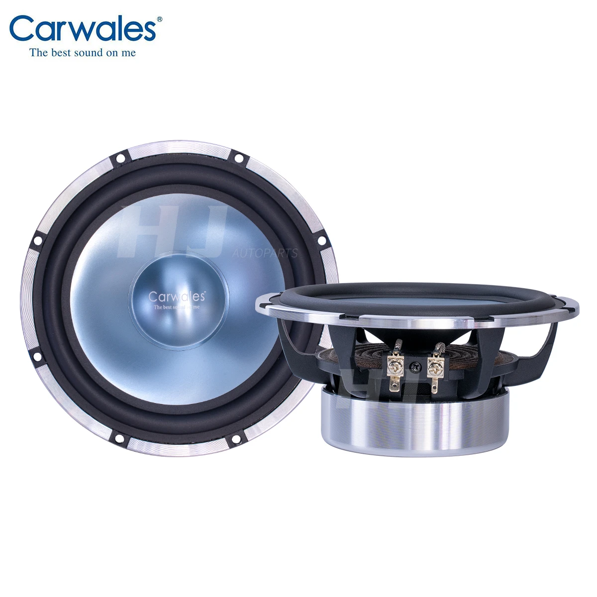 1kit Car 2-way 6.5 Inch Tweeter Woofer Speaker Set Treble Subwoofer Loud Speaker Audio Sound System Max 400w Audio Speakers Kit