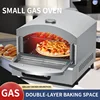 Gas Stainless Steel Grilled Steak Machine Pizza Oven Commercial Outdoor Baking Oven for Sale 10L 1