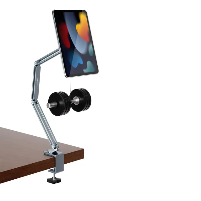 Magnetic Aluminum Arm Adjustable Rotate Tablet Holder Magnetic Aluminum Arm Adjustable Rotate Tablet Holder