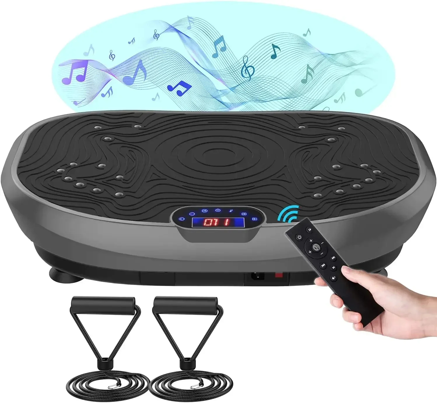 Hot Sale Whole Body Workout Power Vibration Plate Exercise Machine for Weight Loss Shaping Toning Wellness Home Gyms