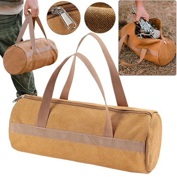 Camping Tools Storage Bag Large Capacity Hammer Stakes Pegs Bag Lightweight Tent Peg Ground Nail Holder Bag for Outdoor Camping 3