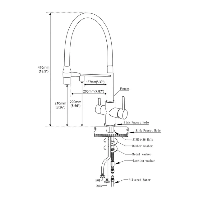 Gunmetal ก๊อกน้ำสำหรับห้องครัวทองเหลือง3วิธีอ่างล้างจานสีดำ Hose Mount ดึง Dual หัวฉีดสเปรย์น้ำห้องครัวก๊อก 3