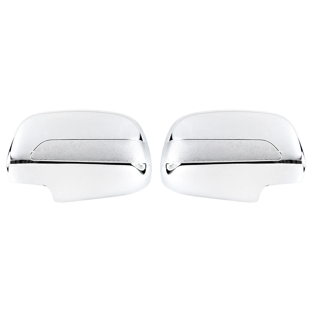 

1 Pair ABS Plastic Left & Right Side Door Rearview Mirror Cover Cap Molding Trim Chrome Silver Fit for Toyota Sienna 2004-2010