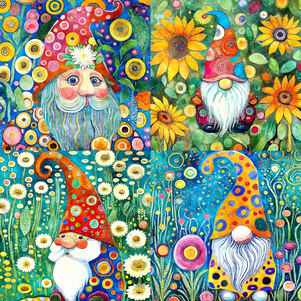 

Рождество 5D алмазная живопись красочный гном Санта Клаус искусственная мозаика вышивка крестиком наборы праздничный домашний Декор подарок