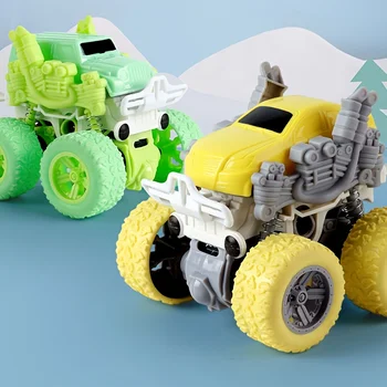 four-wheel drive inertia stunt off-road vehicle, pushing forward, friction reverse, 360 ° rotation, standing, ideal gift 1