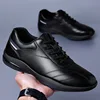 Men Business Dress Leather Shoes Spring Autumn Leisure Genuine Leather Breathable Soft Sole Comfortable Vulcanized Shoes for Men 3
