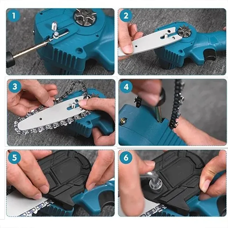4inch Universal Chain Guide Electric Chainsaw For Logging And Pruning Tree Woodworking Tools Electric saw 28 Drive Link chainsaw chain