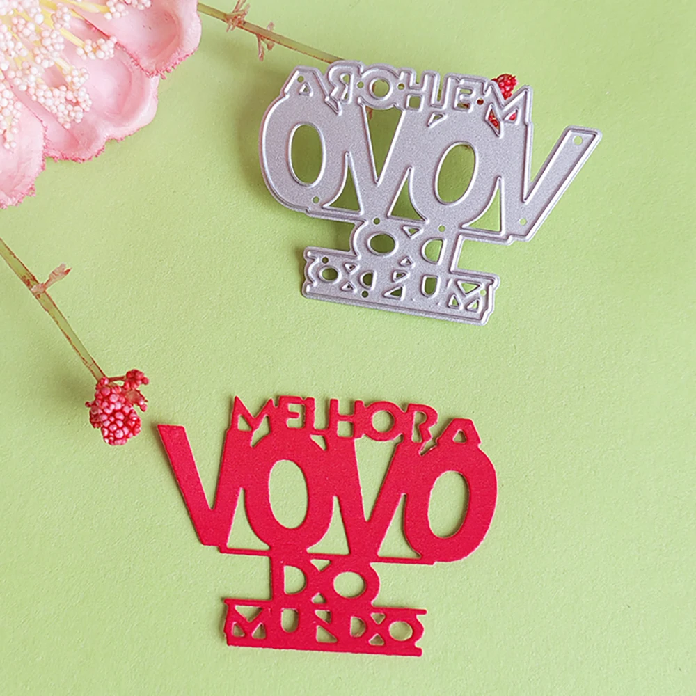 

beautiful spanish phrases cutting dies for English letters, scrapbooks, reliefs, craft stamps, photo album puzzl