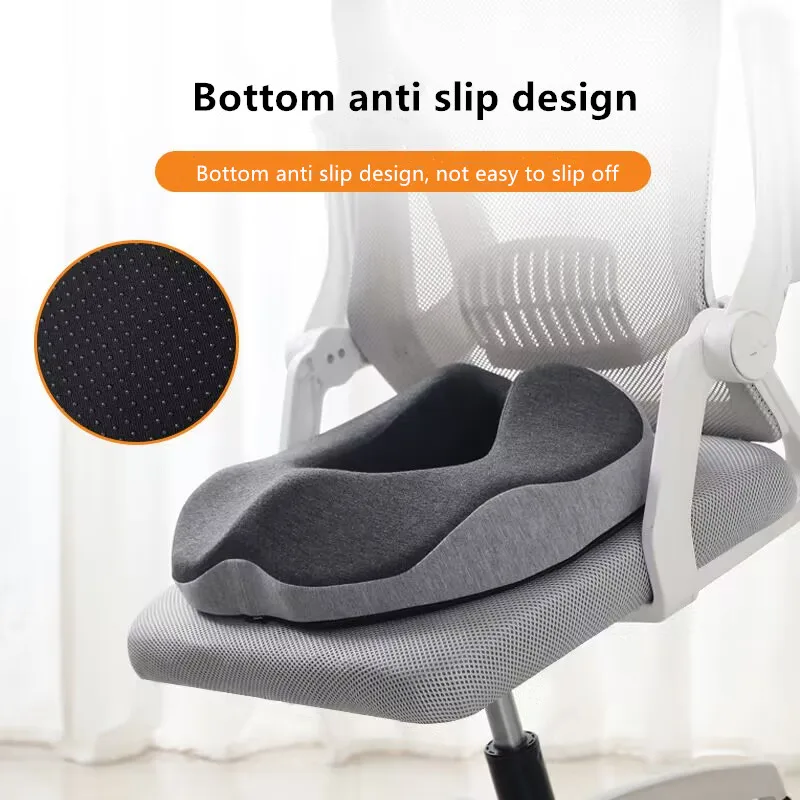 Seat Cushion for Hemorrhoid Elderly Chair Mat Round Pressure Relief Cushion  Elastic Sitting Memory Foam Cushions Durable Pillow - AliExpress