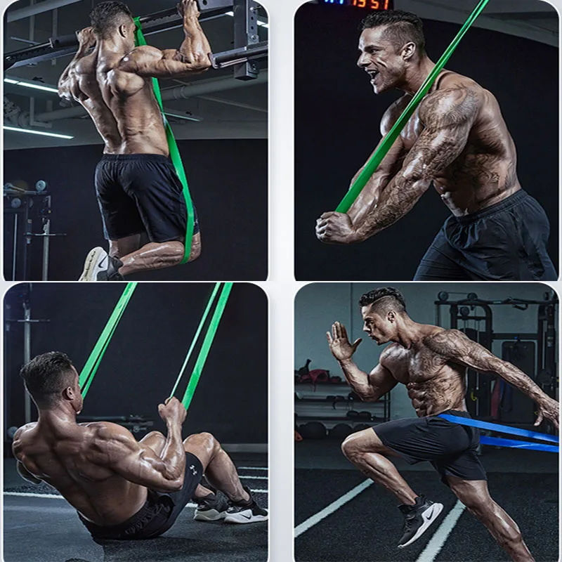 Resistance Bands Pull Up Workout Exercise Bands Set Door Anchor