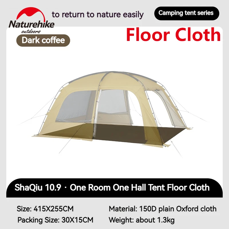 Naturehike Dune 10.9 Dome Tent Accessories Floor Mat TPU Door Top