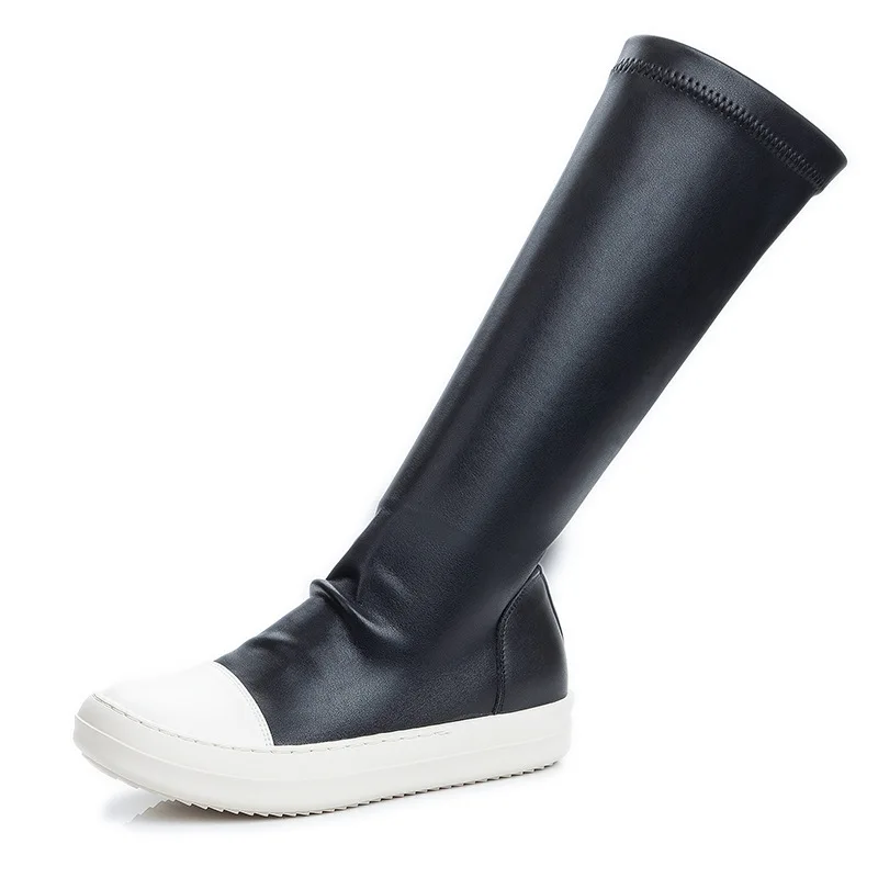 Owens Women's Boots Plus Size Casual Women's Boots Sexy Over the Knee Casual Stretch Sneaker Designer Shoes