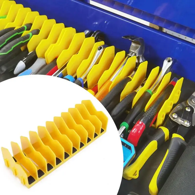 Plier Organizer Plier Holder Cutter Organizer 10Slot Pliers Drawer Toolbox Storage For Cutters Hammers Hand Tools