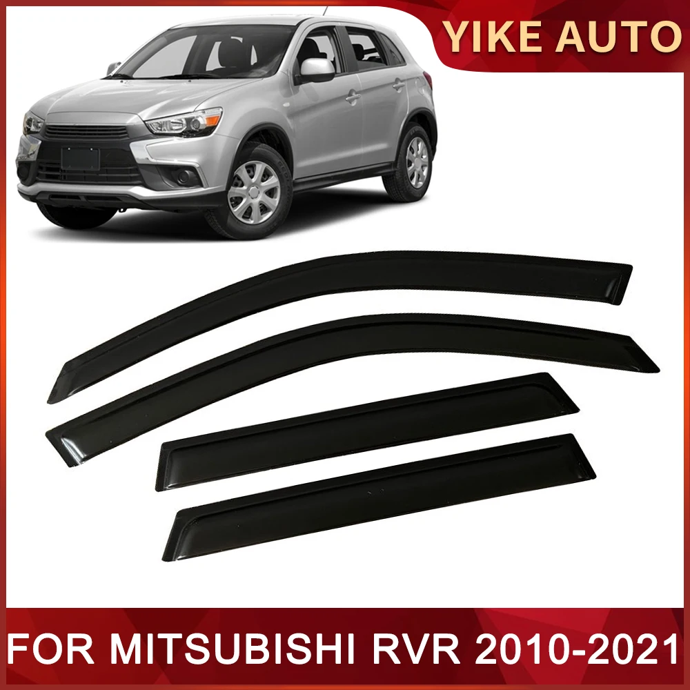 

Оконный козырек для MITSUBISHI RVR 2010-2021, 5-дверный Погодоустойчивый дверной козырек, защита от ветра, дождя, боковые оконные ветрозащитные дефлекторы