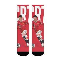 Football Superstar Men's Retro Comic Socks - Comfortable Casual Fashion Sports Gift - One Size (Color 1)