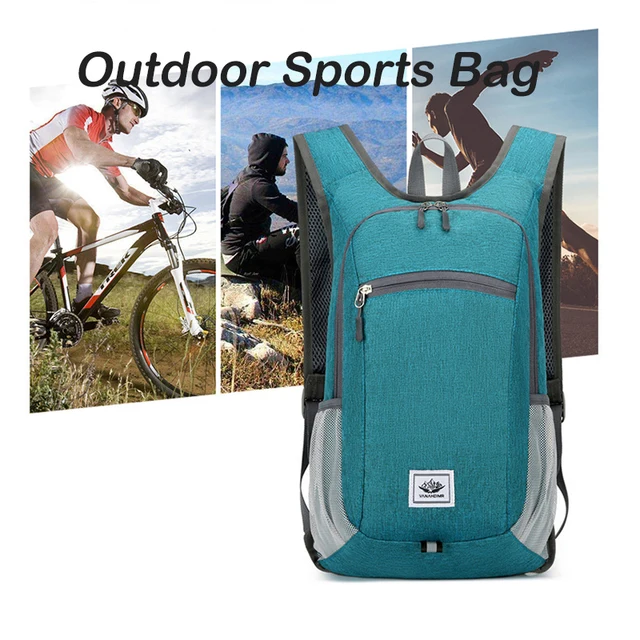 Mochila plegable portátil para hombre y mujer, bolso ultraligero para escalada al aire libre, ciclismo, senderismo, mochila de viaje