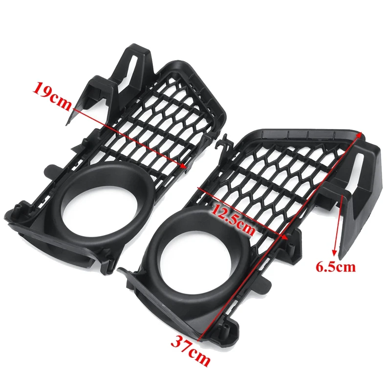 

4X Car Front Bumper Fog Light Grille For-BMW 3 Series F30 F31 LCI M-Sport 2011+