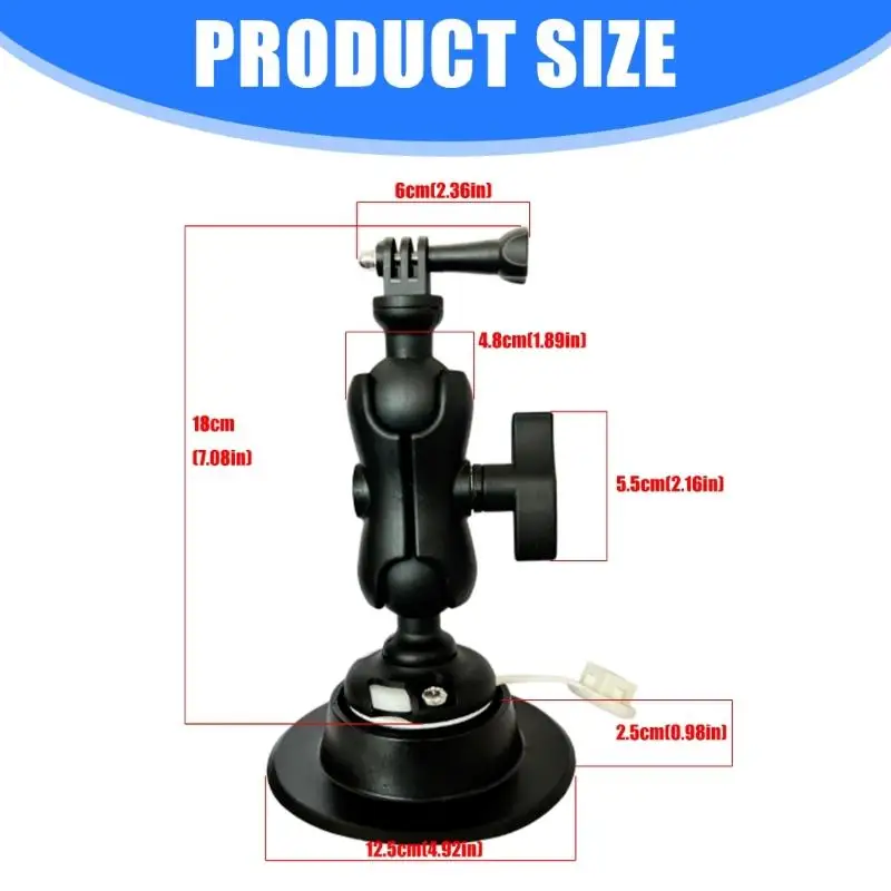 652F 방수 카메라 마운트 해양 보트 수상 스포츠 설치용 긴 팔이 있는 카메라 마운트 브래킷