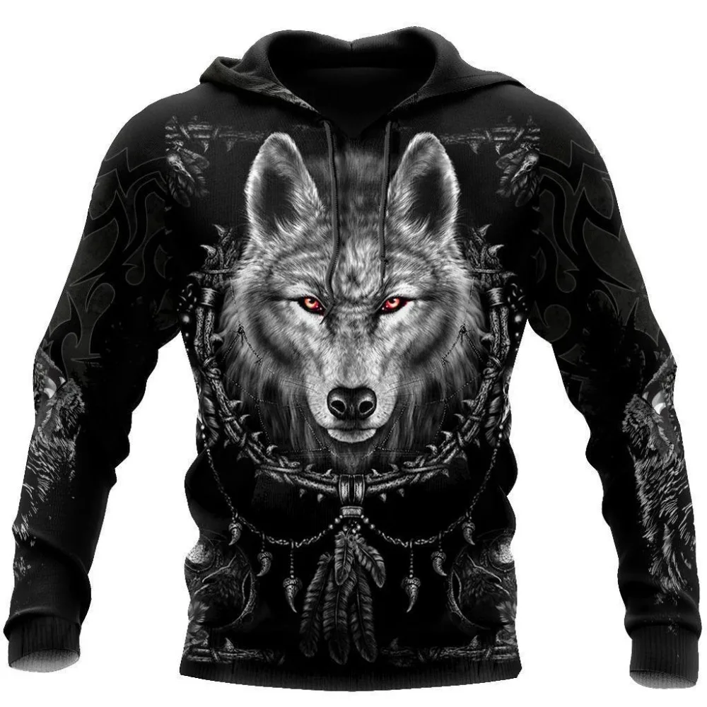 Autumn Animal Lion 3D Printed Fashion Men's Hoodie Harajuku Streetwear Pullover Sweatshirt Unisex Casual Tracksuit Hoodie