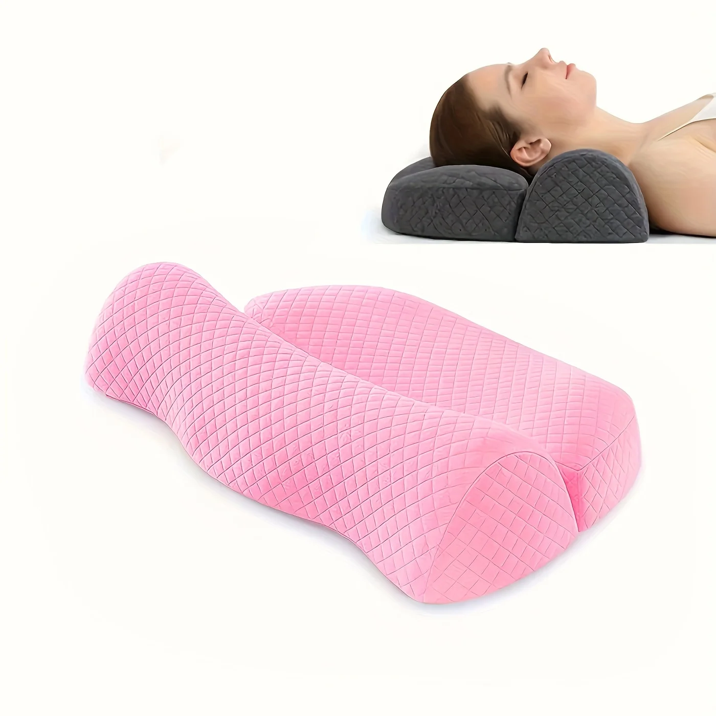 1pc Ultimate Memory Foam Neck Pillow - Premium Comfort for Shoulder ，Cervical Pain Relief，Ergonomic Orthopedic Contour Design