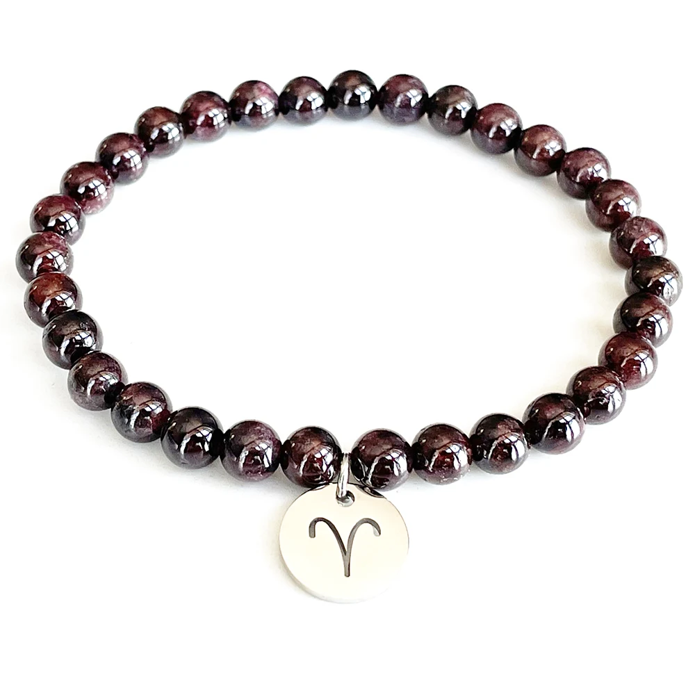 

MG1747, модные женские драгоценные камни, 6 мм, танзанийский гранат, чакра, Йога, браслет, мала, ювелирные изделия ручной работы с натуральным драгоценным камнем