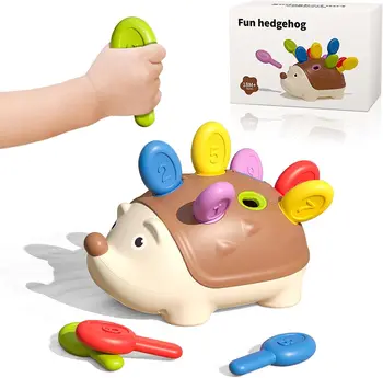 Hedgehog Montessori Educational Toy Fine Motor Toys for Toddlers Learning Counting & Training Develop Concentration Sensory Gift 1