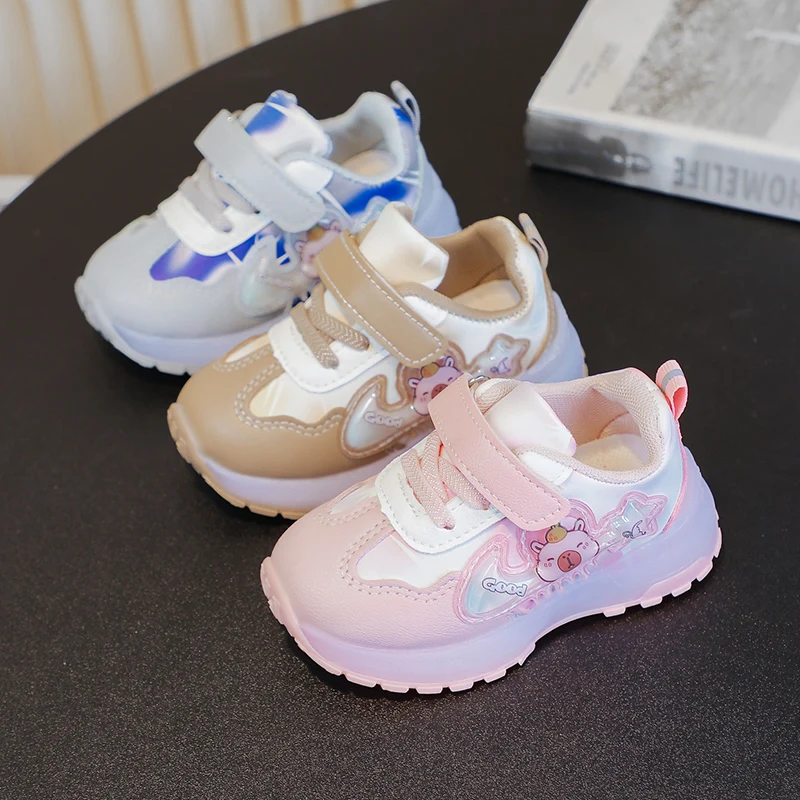 2026년 봄 신상 아동용 경량 운동화 남아 여아 방수 운동화 아동용 러닝화