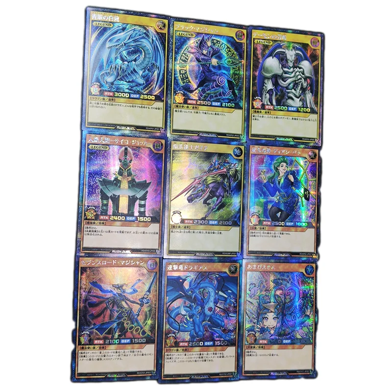 

Набор карт-флэш-карт «King of Games RD», японский набор из 9 карт «сделай сам» с изображением темного мага, голубых глаз, белого дракона