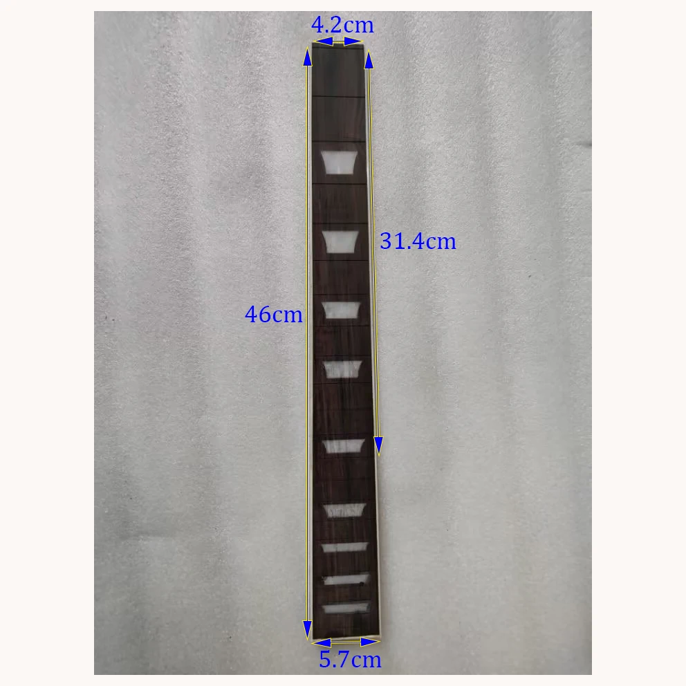 RosewoodFretboardGuitarNeckPartsWhiteBlockInlayedGuitar