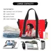 Custom Elvis And Rock King Tote Bag Women Large Capacity American Singer Actor Gym Beach Shoulder Travel Bag 5