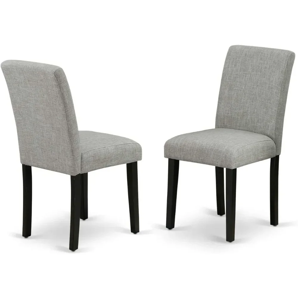 9 Piece Dining Room Furniture Set Includes a Rectangle Wooden Table with Butterfly Leaf and 3