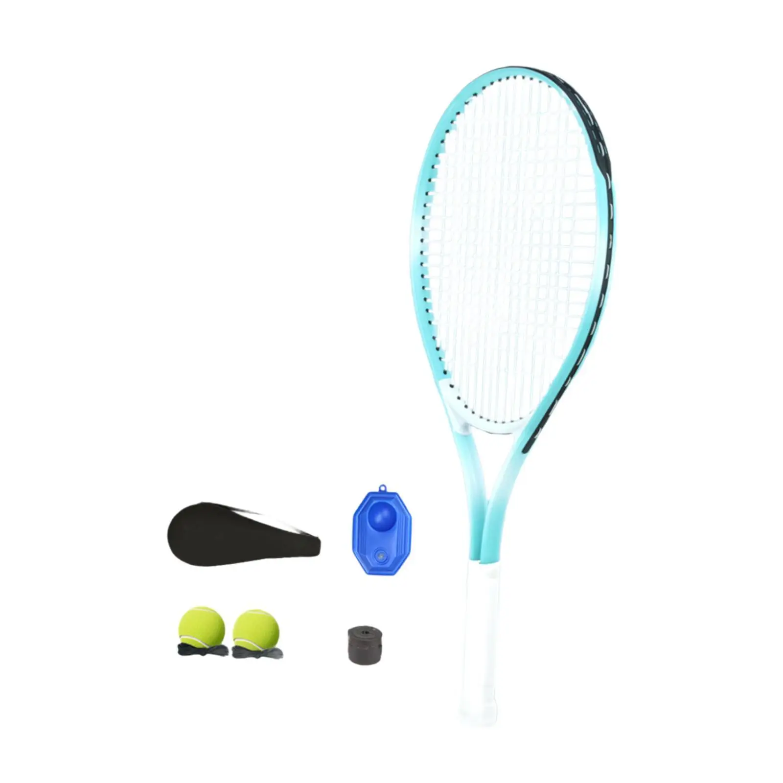 Tennis Racquet Set Shockproof Tennis Training Tool for Park Beginners Indoor