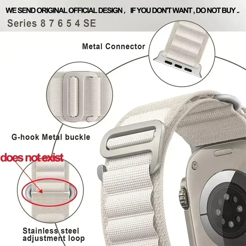 Alpine Band for Watch Strap Ultra 49Mm 45Mm 44Mm 40Mm 41Mm 42Mm 44  display picture 1