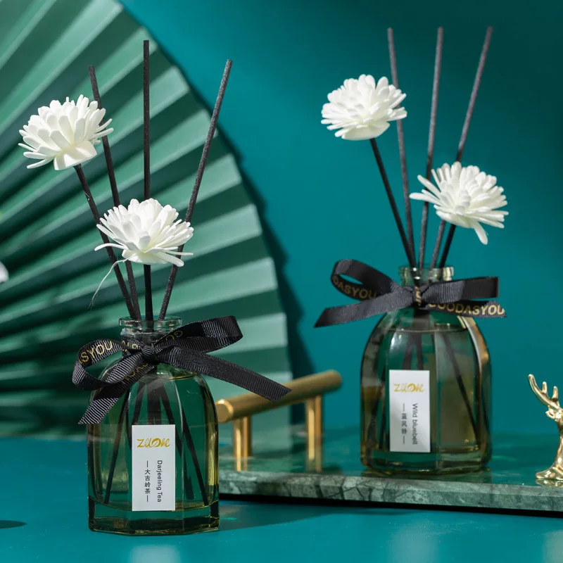 Hotel Floral Essential Oil Diffuser Fire Fragrant Dry Flower Lavender Air Refresher perfume Holiday Gift