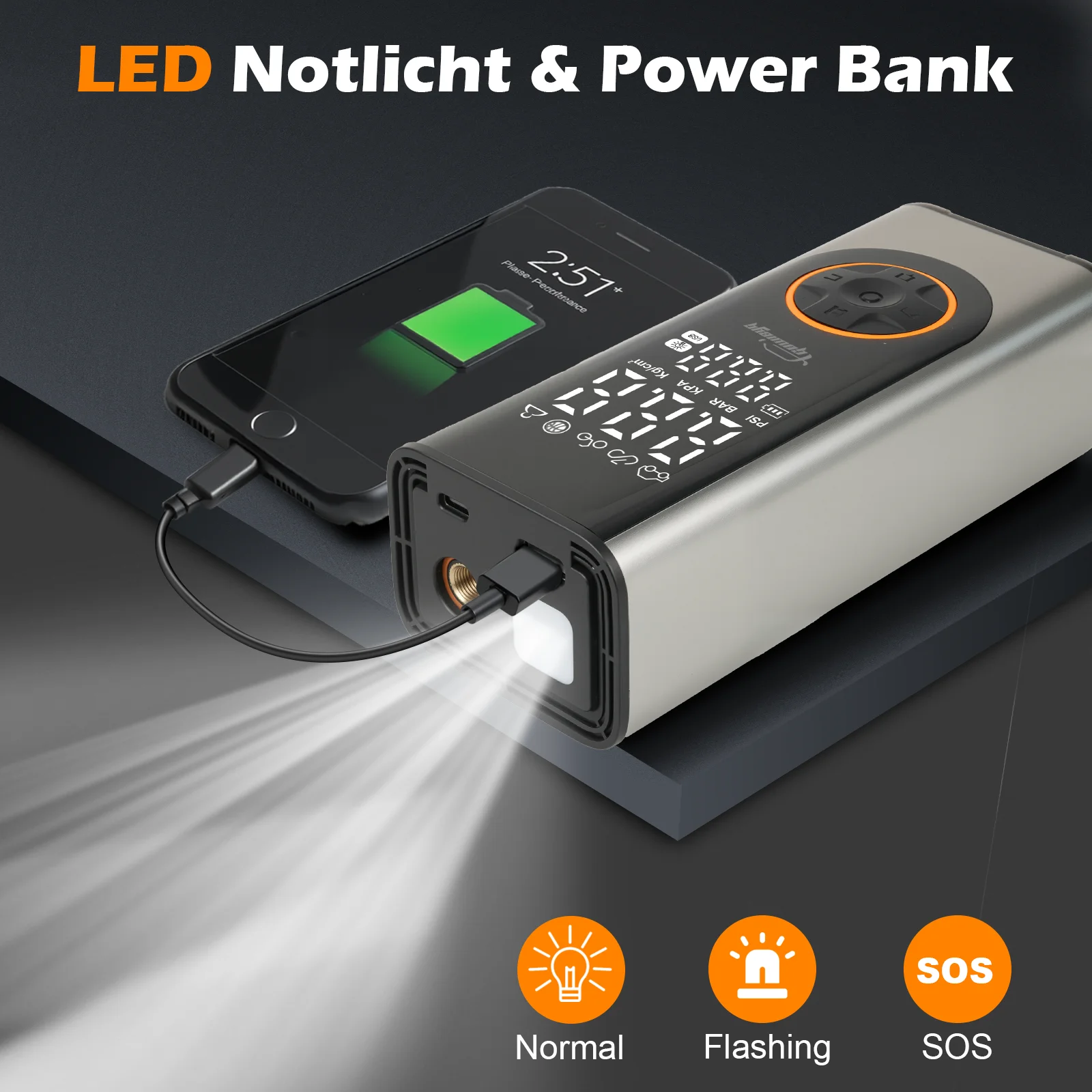 GUWIEYG ���� ���� ���� �޴�� ���� �������� - �ڵ���, ������, �������, ������ ���� 150PSI Ÿ�̾� ���÷����� - ����