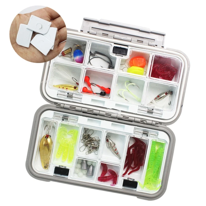 Fishing Tackle Box Bait Lure Organizer Toolbox Fishing Tool Box for Tools,  Fishing Tackle, Toys, Art, Craft, and Parts Gift