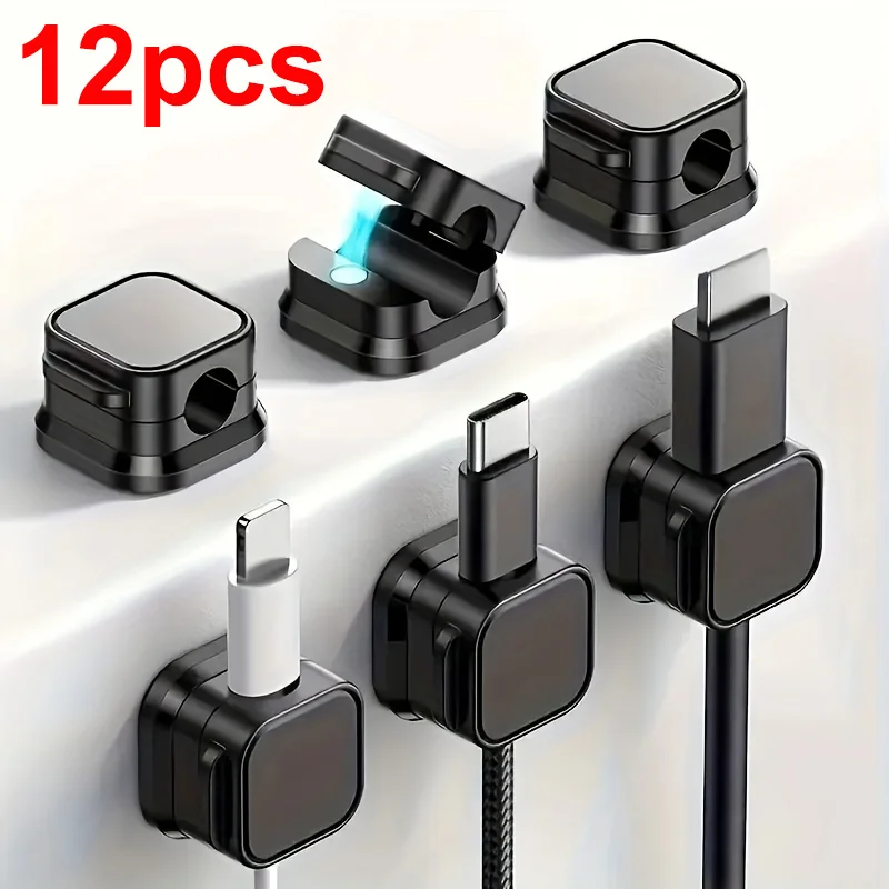 Premium Cable Clips Set - Ultimate Cord Holder & Organizer for Desk, Home, Car & Office