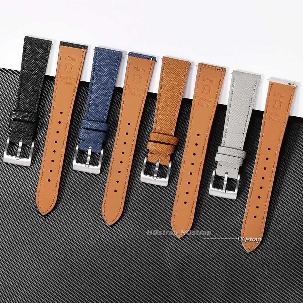 Premium Calfskin Leather Quick Release Watch Bands and Straps