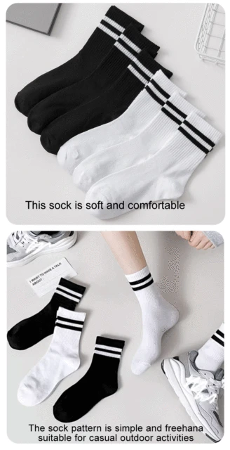 Set Di Calze Da Uomo Di Media Lunghezza A Tubo Alto Da 6/12 Paia - Foto 10