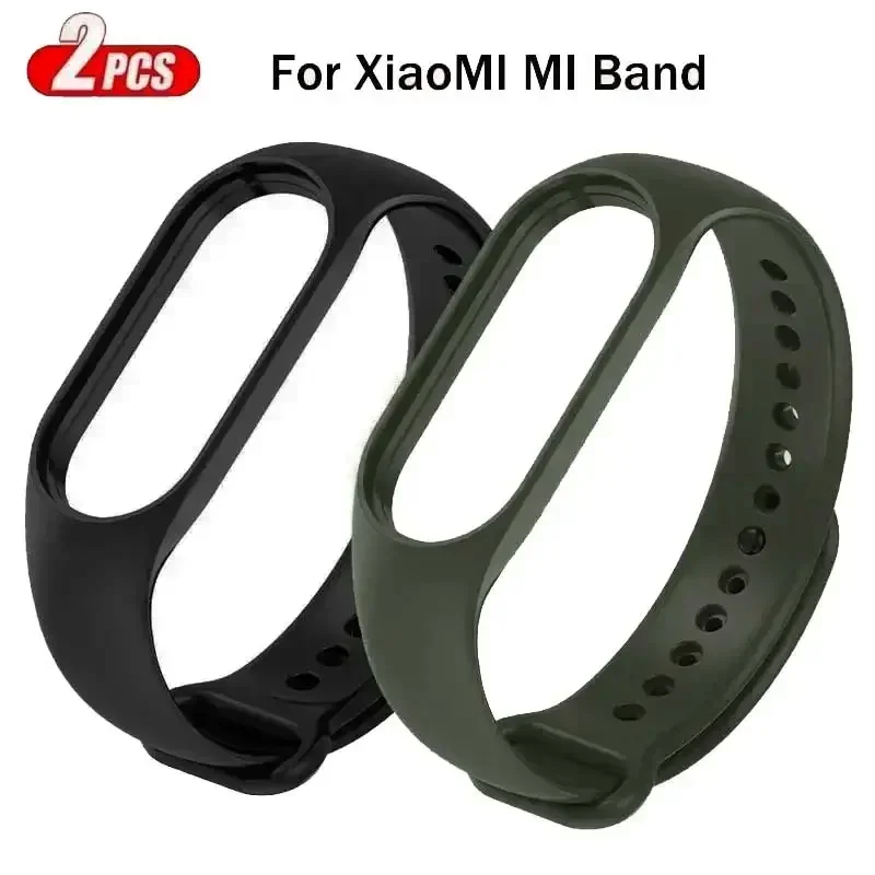 Silicone Sport Replacement Wristbands - Set of 2