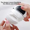 Electric Nail Clipper Automatic Nail Trimmer Safe Rechargeable Fingernail Cutter with Nail File for Kids Portable Manicure Tool 2