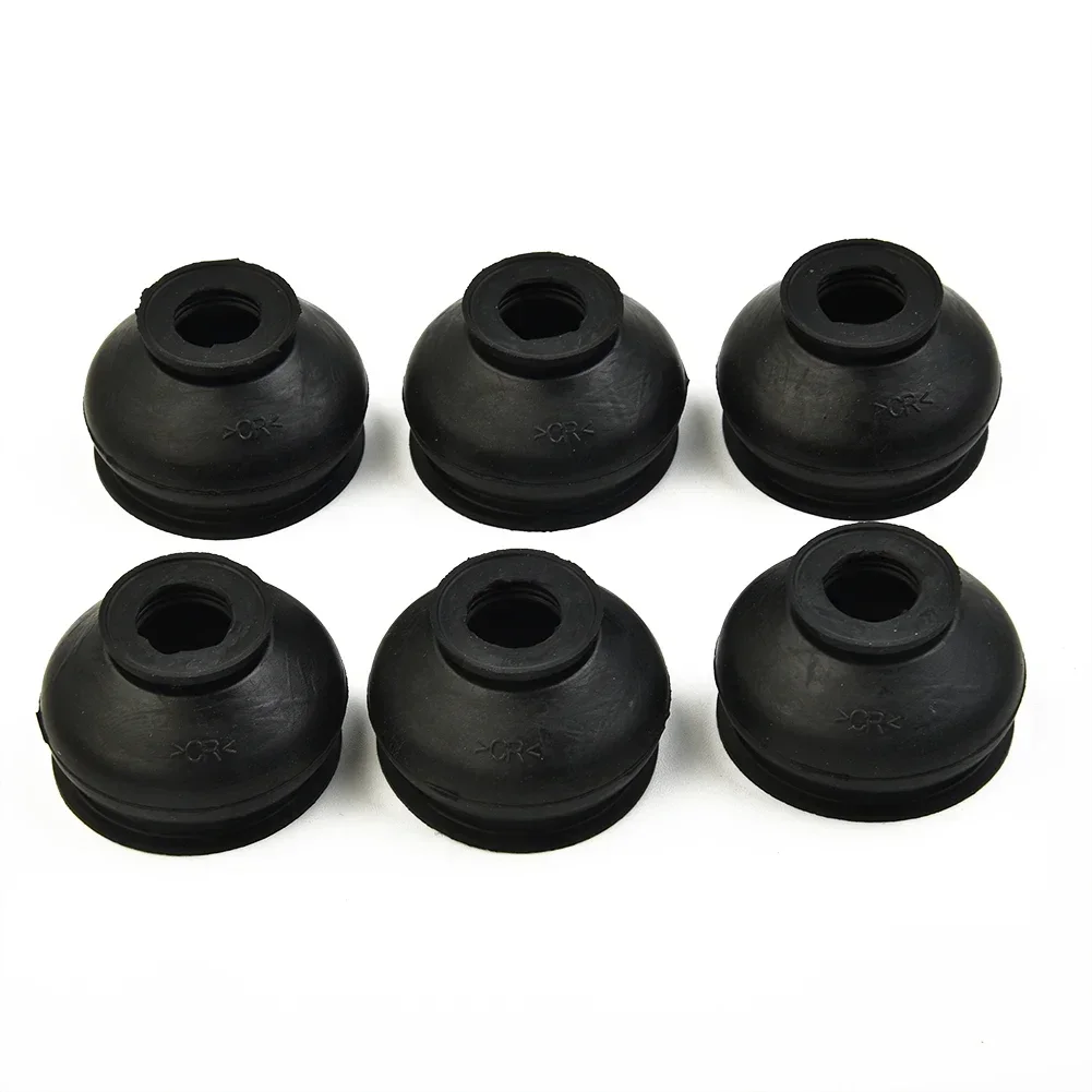 Universal HQ Rubber Tie Rod End Ball Joint Dust Boots 6Pcs Dust Cover Boot Gaiters For Chinese ATV Quad Go Kart atv ball joints