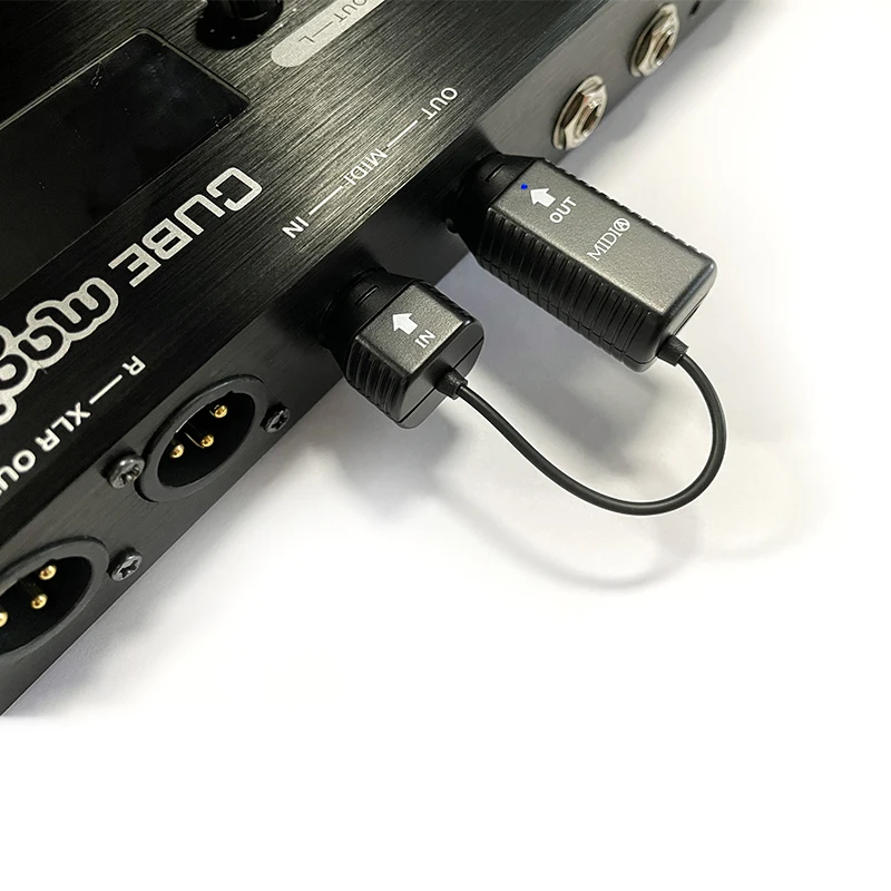 M-VAVE MS1 MIDI Adapter System Wireless 5-pin DIN USB Interface MIDI Master Adapters Piano Keyboard To Device Connecto